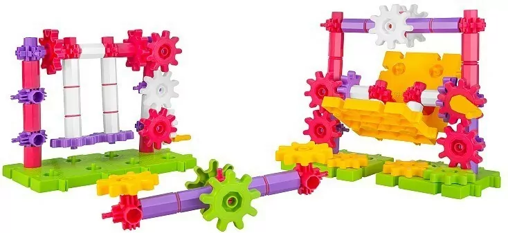 Klocki Korbo Pink 110 elementów - tantis.pl