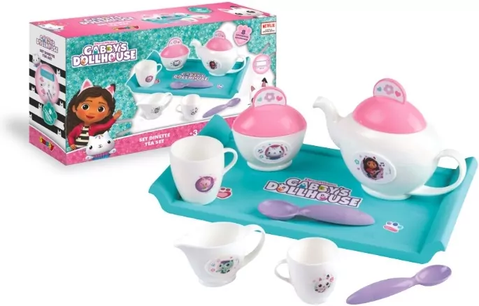 Taca z zastawą Koci Domek Gabi - tantis.pl