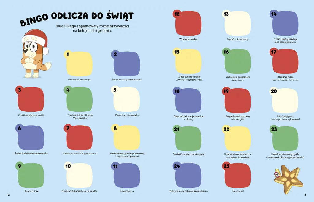 Hura, idą święta! Bluey. Zabawy i zadania z naklejkami - tantis.pl