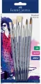 Pędzelki kreatywne 6szt FABER CASTELL - tantis.pl