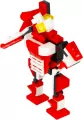 Klocki konstrukcyjne Alleblox RobotUnion 65el czerwony - tantis.pl
