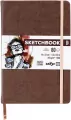 Szkicownik 14x21cm 140g brązowy - tantis.pl