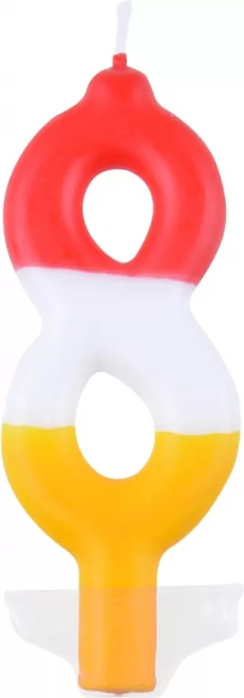 Świeczka 8 kolorowa - tantis.pl