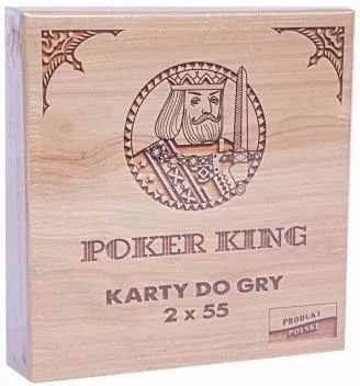 Karty do gry. Poker King 2x55 - tantis.pl