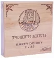 Karty do gry. Poker King 2x55 - tantis.pl