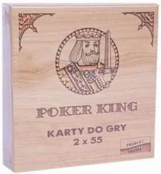 Karty do gry. Poker King 2x55