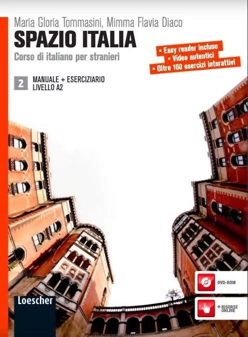 Spazio Italia 2 podręcznik + ćwiczenia + DVD - tantis.pl