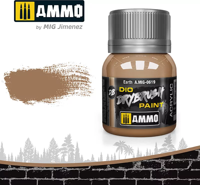 Ammo: DIO Drybrush - Earth - tantis.pl
