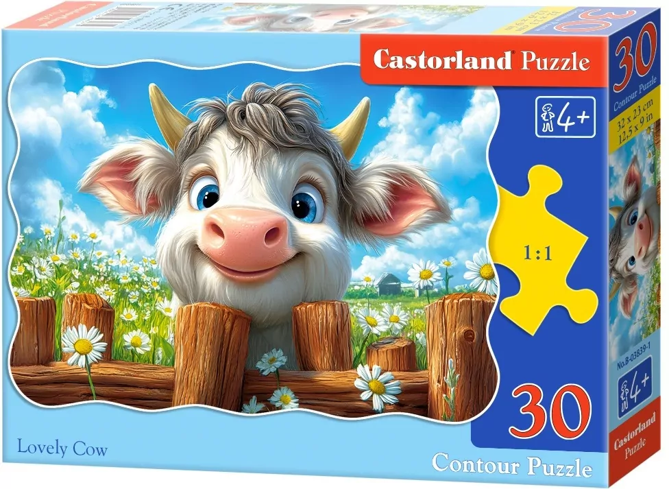 Puzzle 30 Lovely Cow CASTOR - tantis.pl