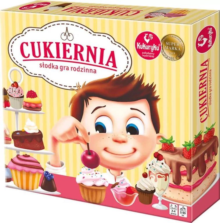 Kukuryku. Cukiernia. Gra rodzinna - tantis.pl
