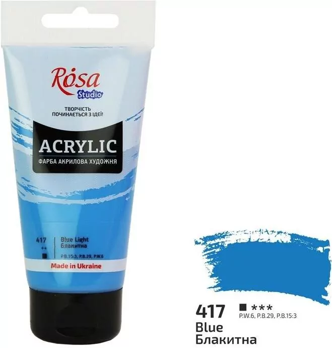 Farba akrylowa blue 417 75ml - tantis.pl
