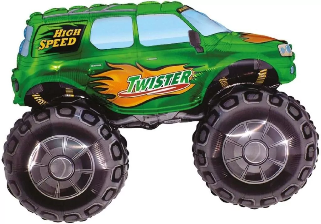 Balon foliowy 61cm Samochód Twister - tantis.pl