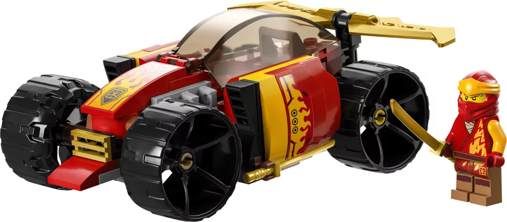 LEGO® NINJAGO®. Samochód wyścigowy ninja Kaia EVO. 71780 - tantis.pl