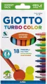 Flamastry Turbo Color 18 kolorów GIOTTO - tantis.pl