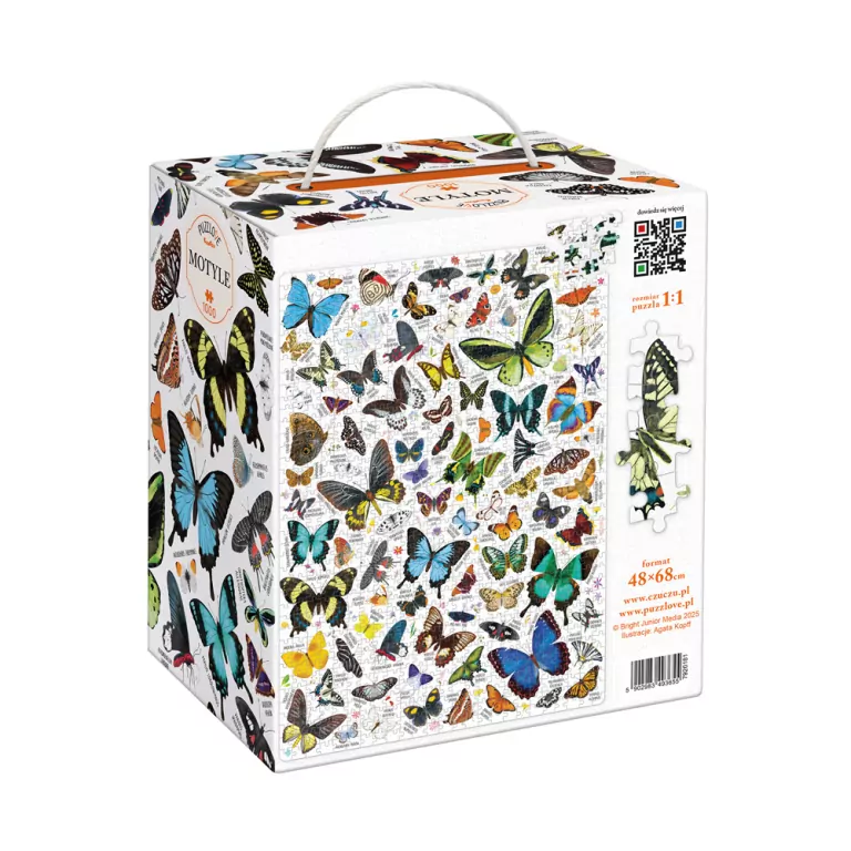 CzuCzu. Puzzlove. Motyle 1000 el. - tantis.pl