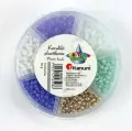 Koraliki plastikowe 3mm 6 kolorów - tantis.pl