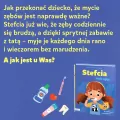 Stefcia myje zęby - tantis.pl