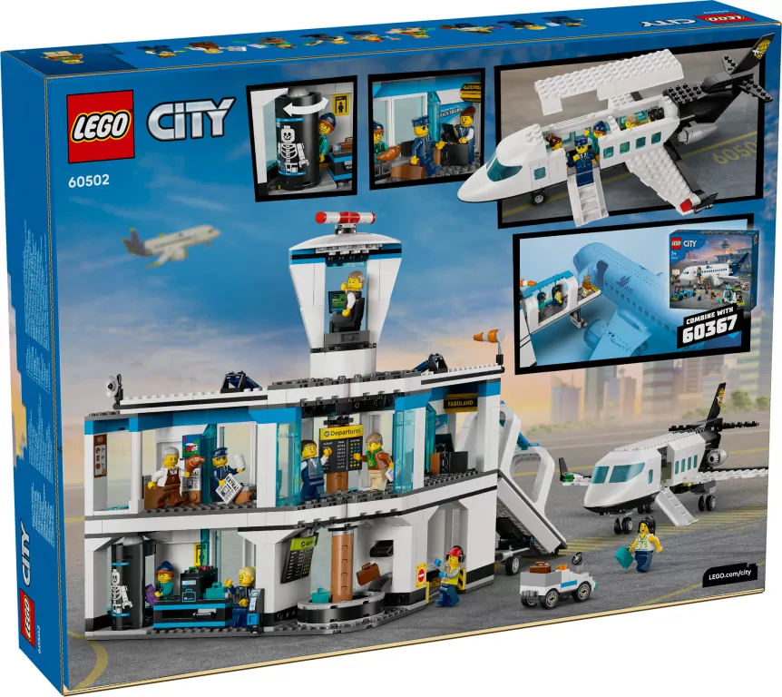 LEGO® City.  Lotnisko z samolotem 60502 - tantis.pl