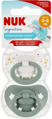 Smoczek 0-6m Signature NUK