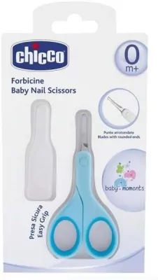 Nożyczki niemowlęce niebieskie