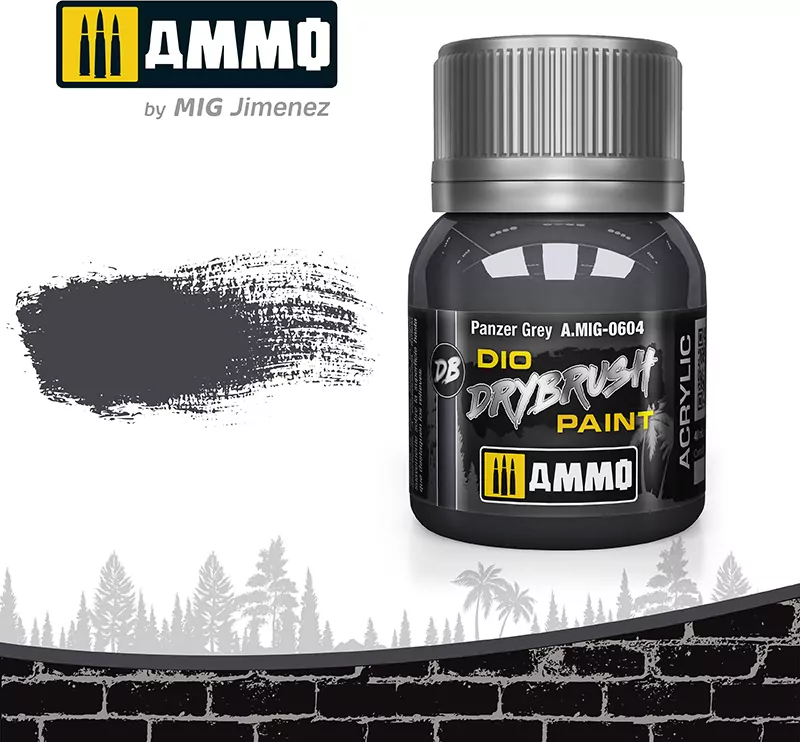 Ammo: DIO Drybrush - Panzer Grey - tantis.pl