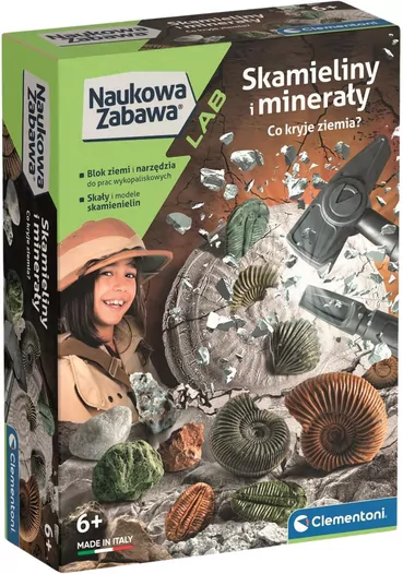 Naukowa zabawa. Skamieliny i minerały - tantis.pl