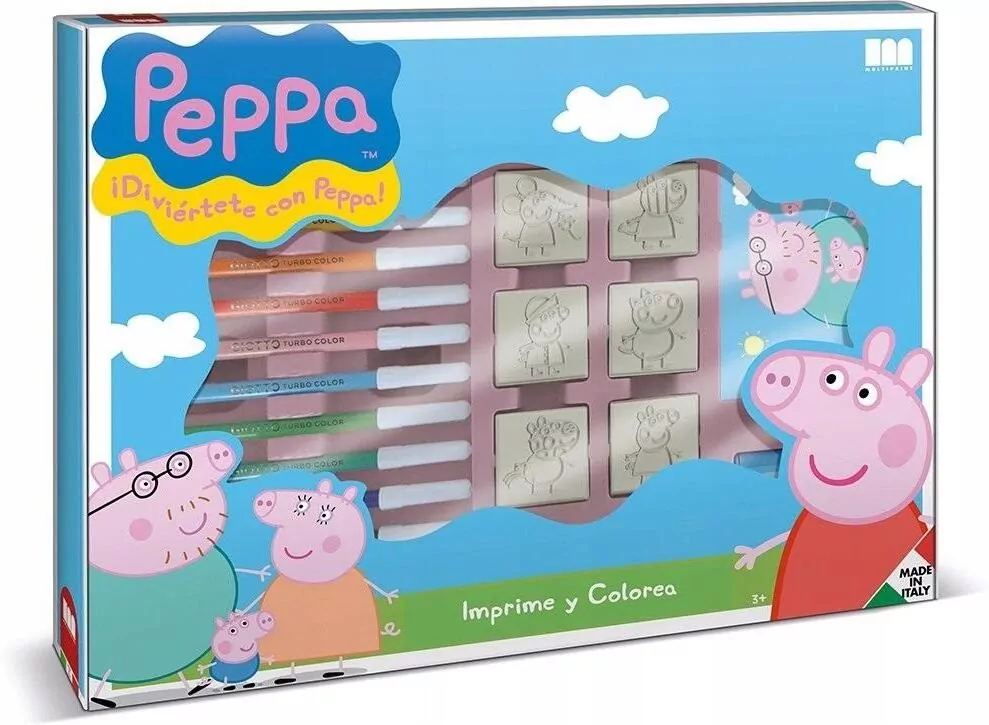 Pieczątki Maxi box Świnka Peppa - tantis.pl