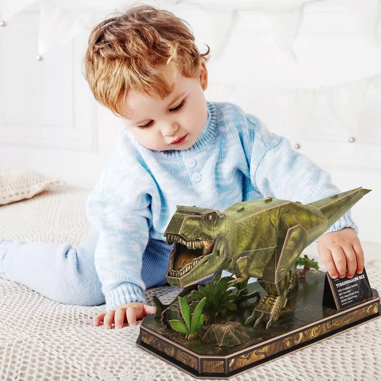 Puzzle 3D. T-Rex National Geographic - tantis.pl