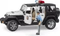Bruder. Jeep Wrangler Unlimited Rubicon policyjny - tantis.pl