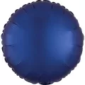 Balon foliowy Lustre Navy niebieski okrągły 43cm - tantis.pl