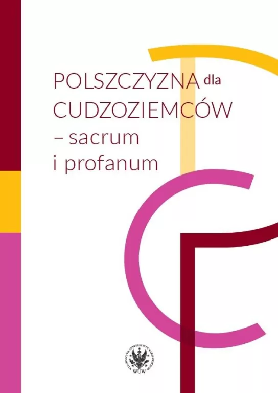 Polszczyzna dla cudzoziemców - sacrum i profanum - tantis.pl