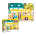 Puzzle 60 Bustle near the bus - tantis.pl