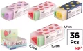 Gumka do ścierania Fruit Friends (36szt) - tantis.pl
