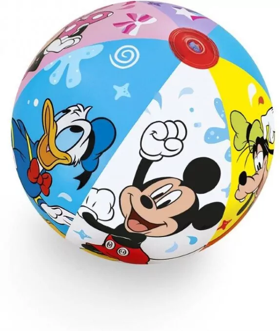 Dmuchana piłka plażowa 51cm. Myszka Mki - tantis.pl