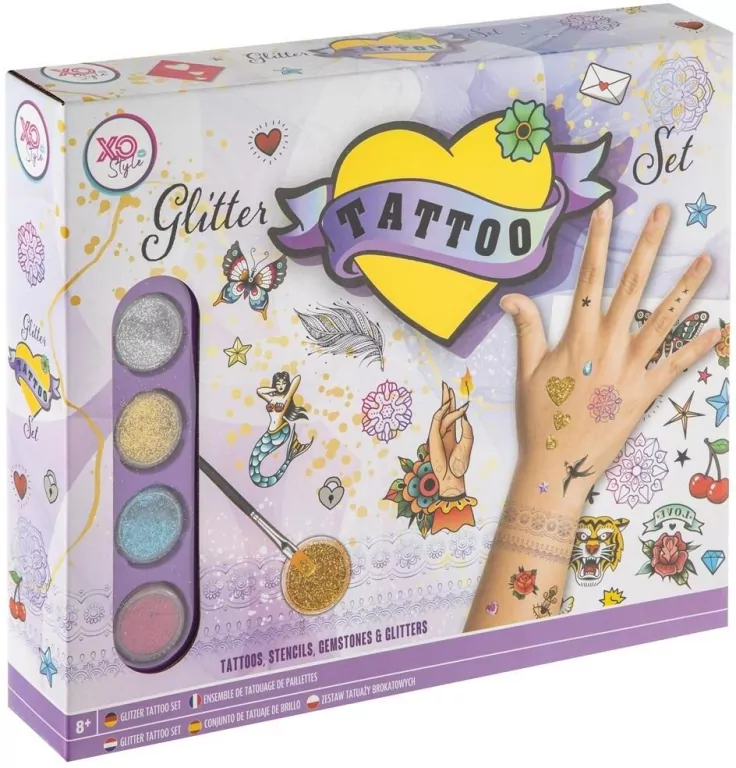 Icom. Zestaw do tatuażu brokat - tantis.pl