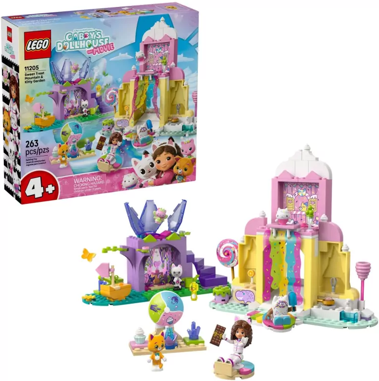 LEGO® Koci domek Gabi. Łakociowa Góra i Kiciowy Ogródek. 11205 - tantis.pl