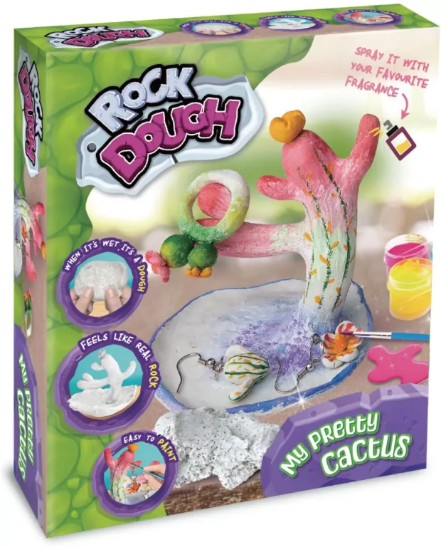 Zestaw Rock Dough - Podstawka na biżuterie Kaktus - tantis.pl