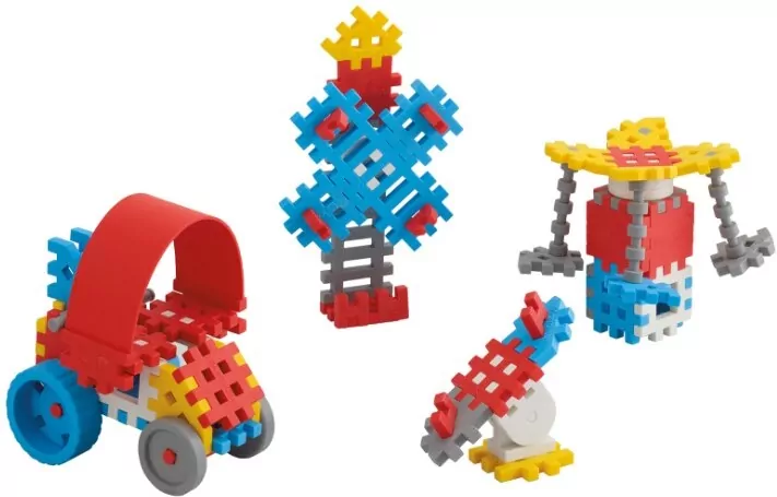 Mini Waffle Konstruktor 70. Niebieski - tantis.pl