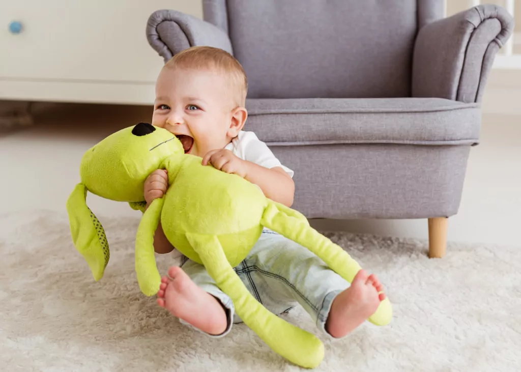 Piesek Tulimy limonka 58cm - tantis.pl