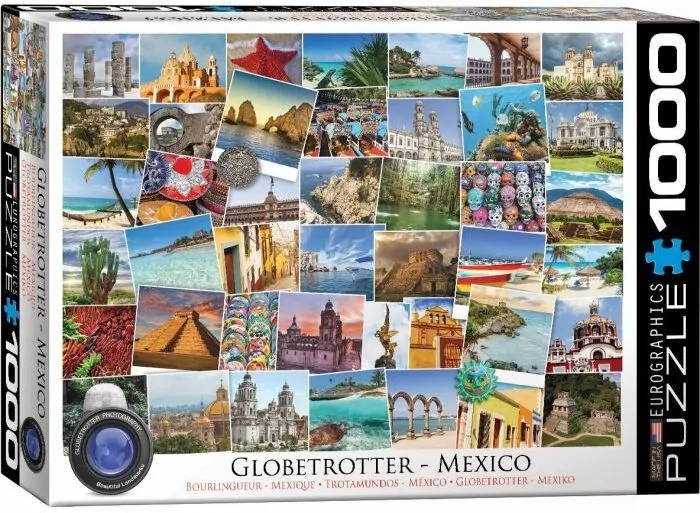 Puzzle 1000. Globetrotter - Mexico - tantis.pl