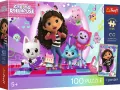 Puzzle 100 Koci Domek Gabi + plakat TREFL - tantis.pl