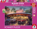 Puzzle 1000 Blend Cota Amerykańska restauracja - tantis.pl