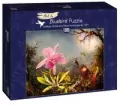 Puzzle 1000. Orchidea Cattleya i trzy kolibry. 60097 - tantis.pl