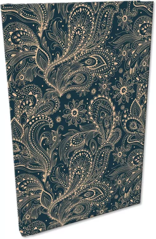Notes A5 kratka Soft Touch Paisley Beż-Denim - tantis.pl