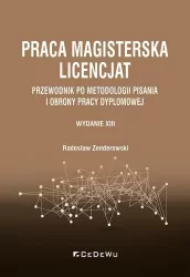 Praca magisterska. Licencjat w.13