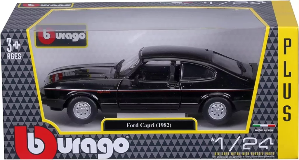 BBurago. Ford Capri 1600 GT black 1:24 - tantis.pl