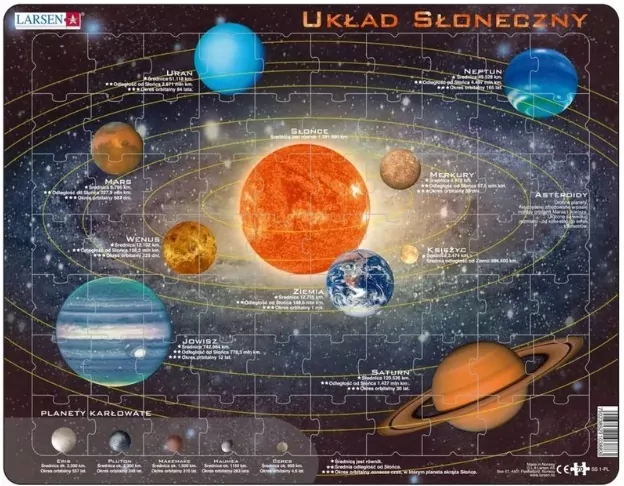 Układanka. Układ słoneczny. Maxi - tantis.pl