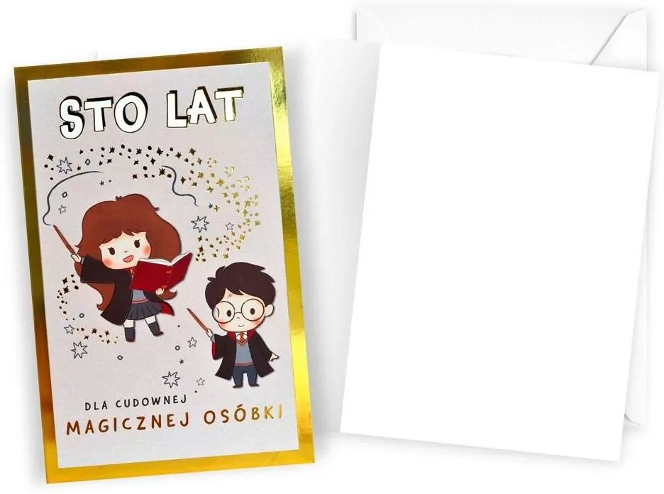 Karnet urodziny Harry Potter - tantis.pl