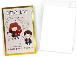 Karnet urodziny Harry Potter