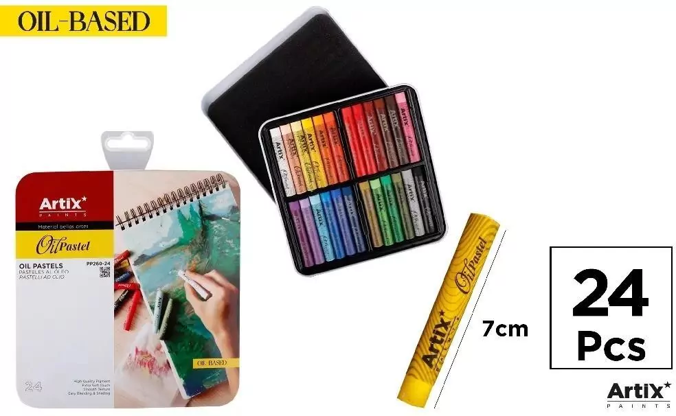 Pastele olejne 24 kolory - tantis.pl